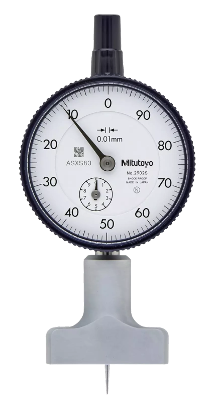 Dial Indicator Depth Gauge 0-10mm, Needle Contact Element 7210A