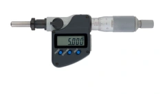 Digital Micrometer Head 0-25mm, SR4 Spi., Clamp Nut, 10mm Stem 350-254-30