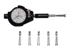 2-Point Inside Measuring Instrument Bore Gauge for Extra Small Holes, 7-10mm, 0,01mm 526-126-20