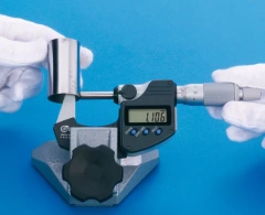 Digital Tube Micrometer, Spherical Anvil 0-25mm, IP65 395-251-30