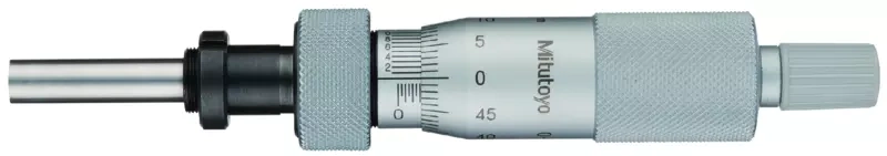Micrometer Head, Medium-sized Standard 0-25mm, Clamp Nut, Spindle Lock, 0,001mm 150-184