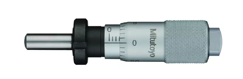 Micrometer Head, Spindle Feed 0,25mm/rev 0-13mm, 0,01mm, Spherical, with Clamp Nut 148-133-10