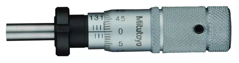 Micrometer Head Zero Adjustable 13mm, Clamp Nut, Reverse Reading 148-868