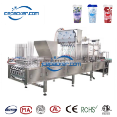 方冰杯填充機，方冰杯填充旋蓋機,製冰機、製冰機製造商| 製冰機上海填充包裝