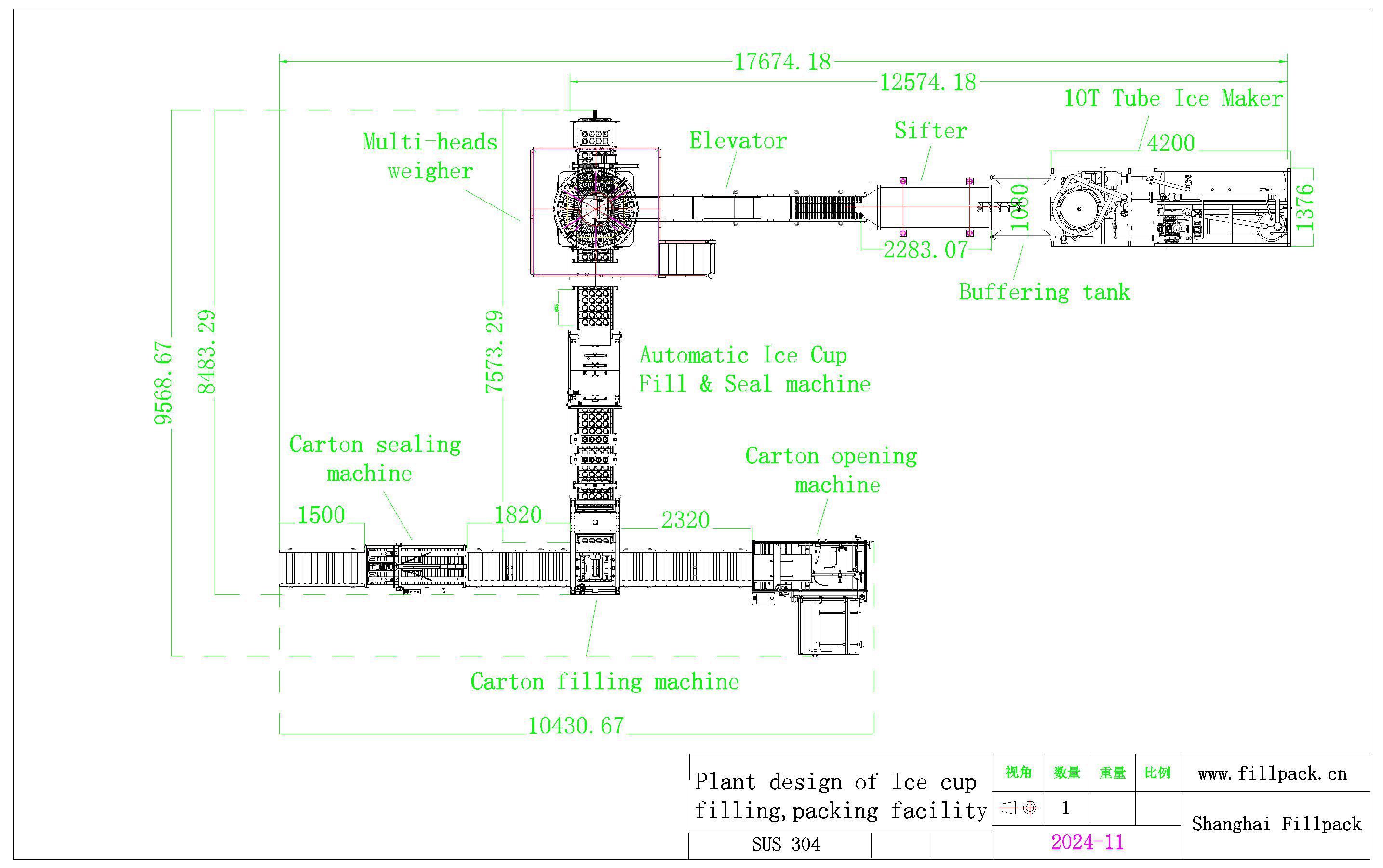 Ice Cup Filling Machine