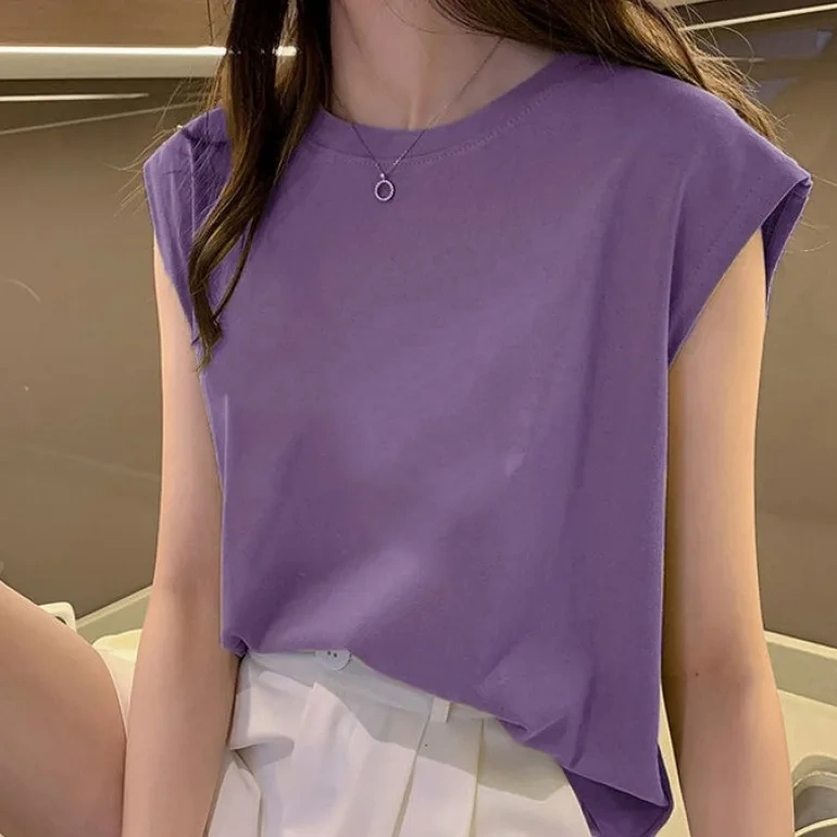 【夏セール】1枚で旬のスタイル! 7色選べる 大人気 シンプル 無地 ラウンドネック 半袖 プルオーバー Tシャツ