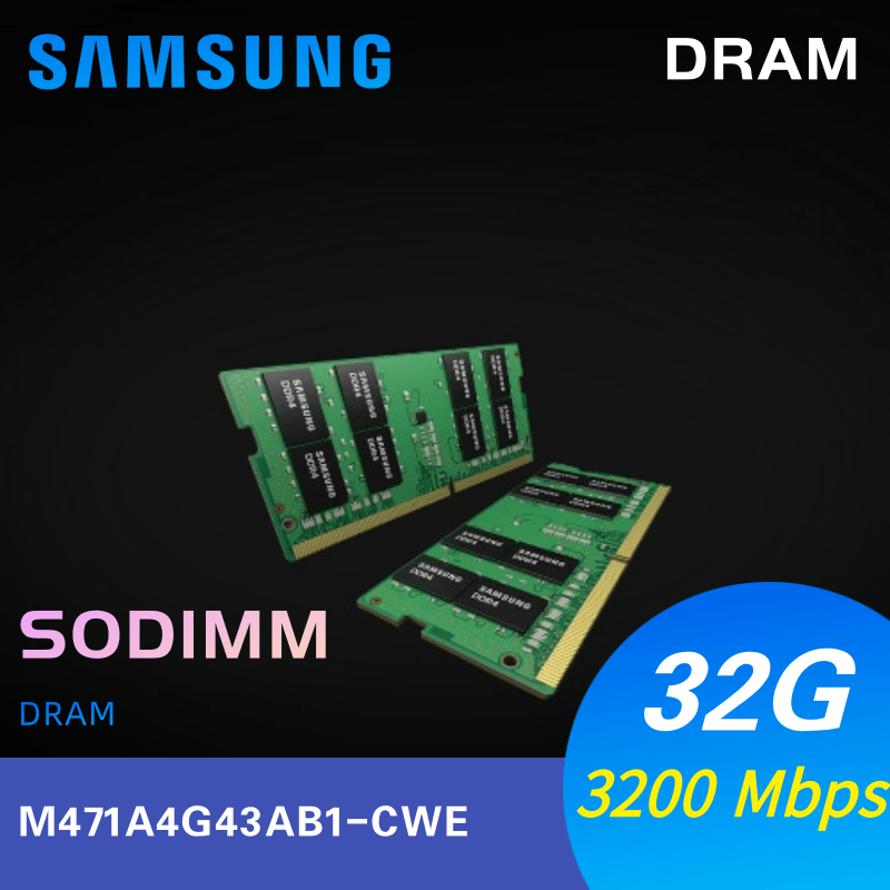 Samsung M471A4G43AB1-CWE Brand New 32GB DDR4 SODIMM 3200MHZ Server Ram ...