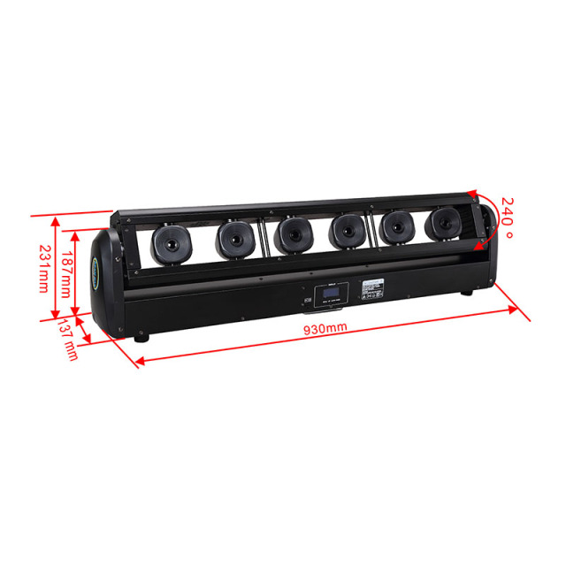 Y6    6 Heads Moving Head Laser Bar,Lightful Laser