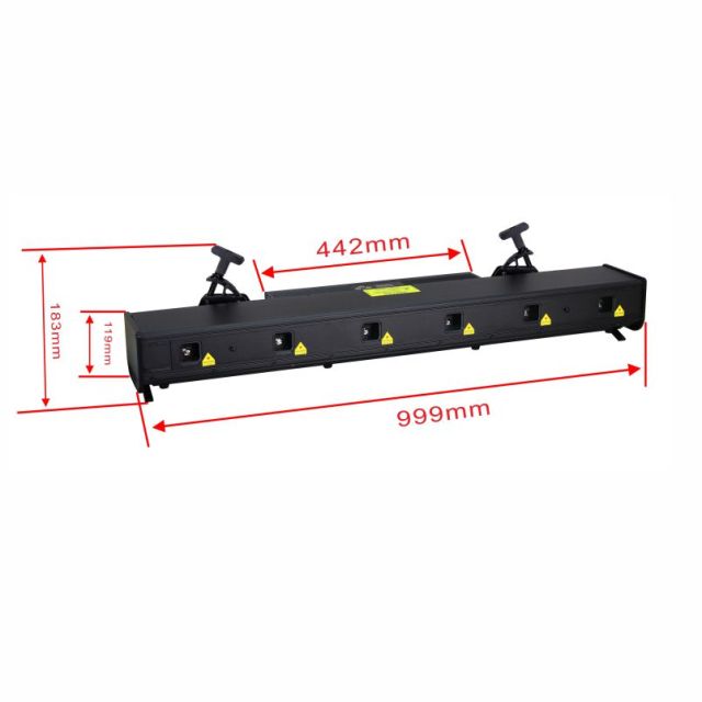 R6 12W 18W RGB  Outdoor Animation scan six head Laser Bar,Lightful Laser