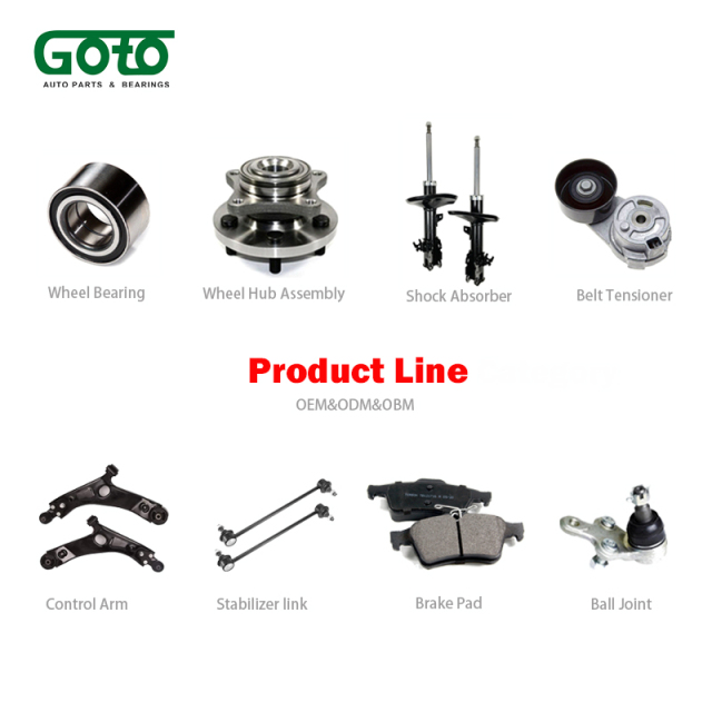 Front Wheel Hub Bearing for Ford Focus C-Max 1223640 1230907 513255 Mazda 3 Volvo V50 Axle Unit Assembly Replacement Parts