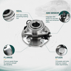 515096 Front Wheel Hub and Bearing Assembly 10393171 for Tahoe Silverado 1500 Avalanche Suburban CAC Escalade GMC Yukon Sierra