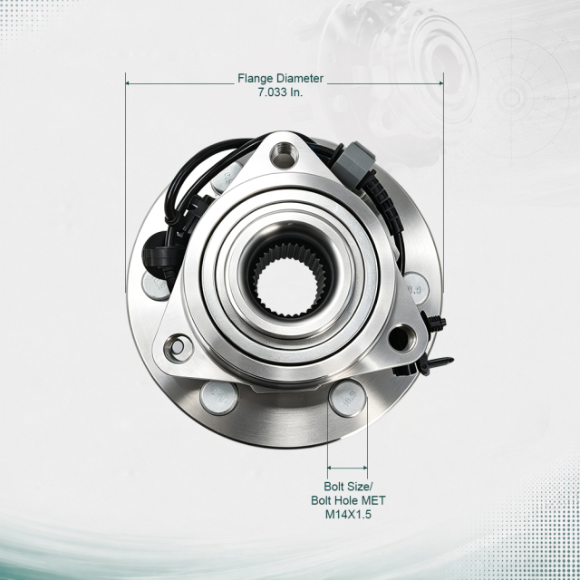 515096 Front Wheel Hub and Bearing Assembly 10393171 for Tahoe Silverado 1500 Avalanche Suburban CAC Escalade GMC Yukon Sierra