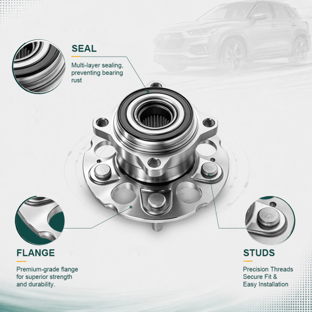 42200-STK-951 Rear Wheel Hub and Bearing Assembly HA590204 for Honda Accord Hatchback 2009
