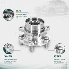 513265 Front Wheel Hub Bearing Assembly for 04-09 Toyota Prius 5 Lugs WE60949 HA590064 4351047010 43510-47011 VKBA6924