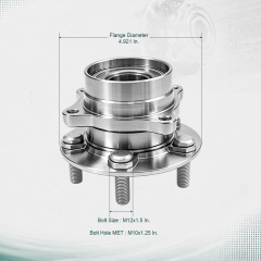 513265 Front Wheel Hub Bearing Assembly for 04-09 Toyota Prius 5 Lugs WE60949 HA590064 4351047010 43510-47011 VKBA6924