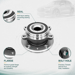 1T0498621 Premium Rear Wheel Hub Bearing Replacement 1K0407621F for Audi Seat Skoda Volkswagen VW