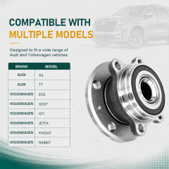 1T0498621 Premium Rear Wheel Hub Bearing Replacement 1K0407621F for Audi Seat Skoda Volkswagen VW