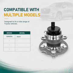 42450-42020 Rear Wheel Hub Bearing Replacement 42450-42030 for Toyota RAV4 1996-2005 FWD Professional Automotive Engineered
