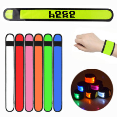 LED Light Up Band Slap Bracelets