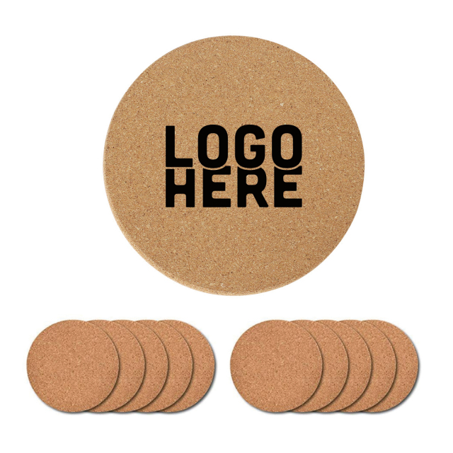 Circle Cork Coasters