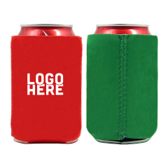Personalized Christmas Can Coolers