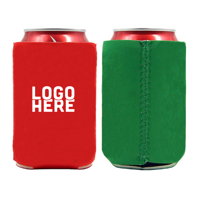 Personalized Christmas Can Coolers
