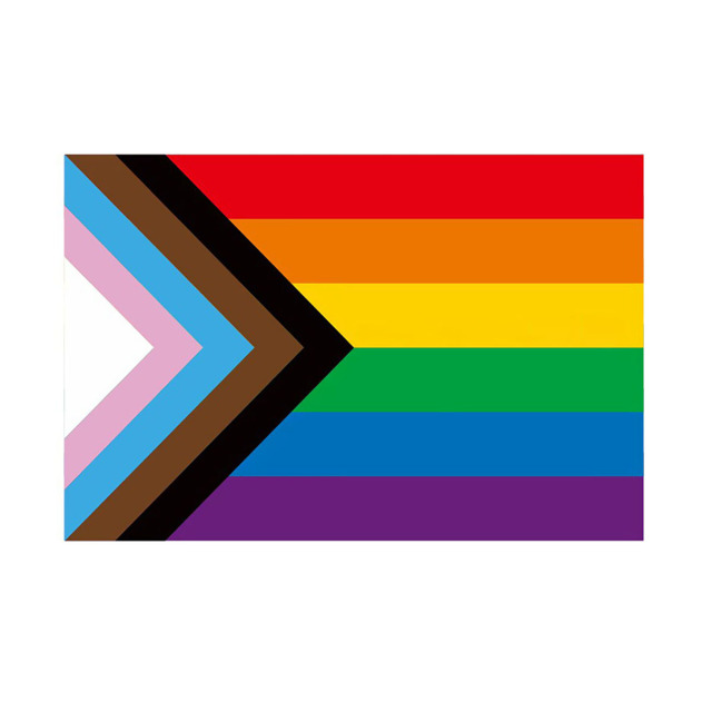 Progressive Pride Hand Flags