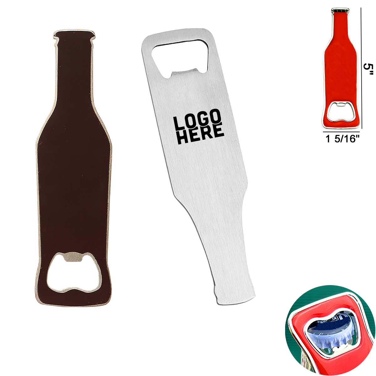 Magnetic Stainless Steel Bottle Opener