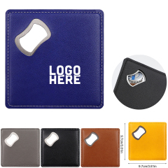 2 in 1 Leather Bottle Opener