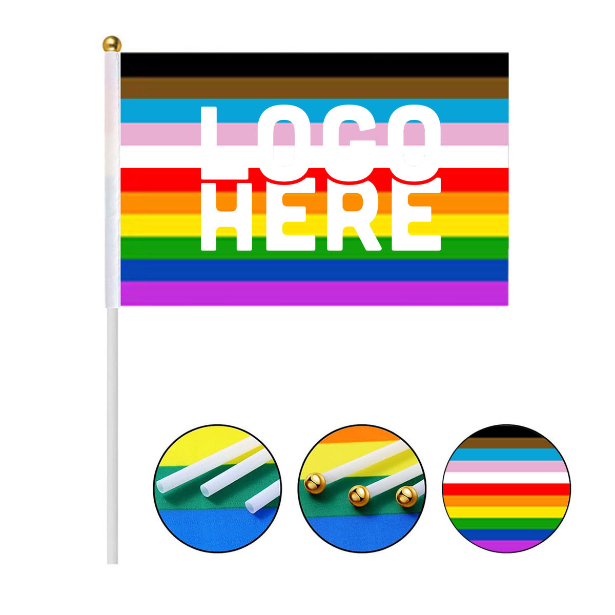 Inclusiveness Hand Flag