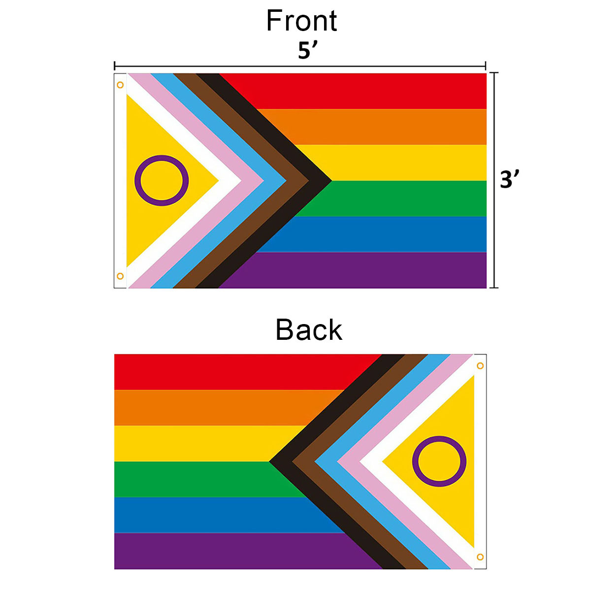 Double-Sided New Progressive Flags