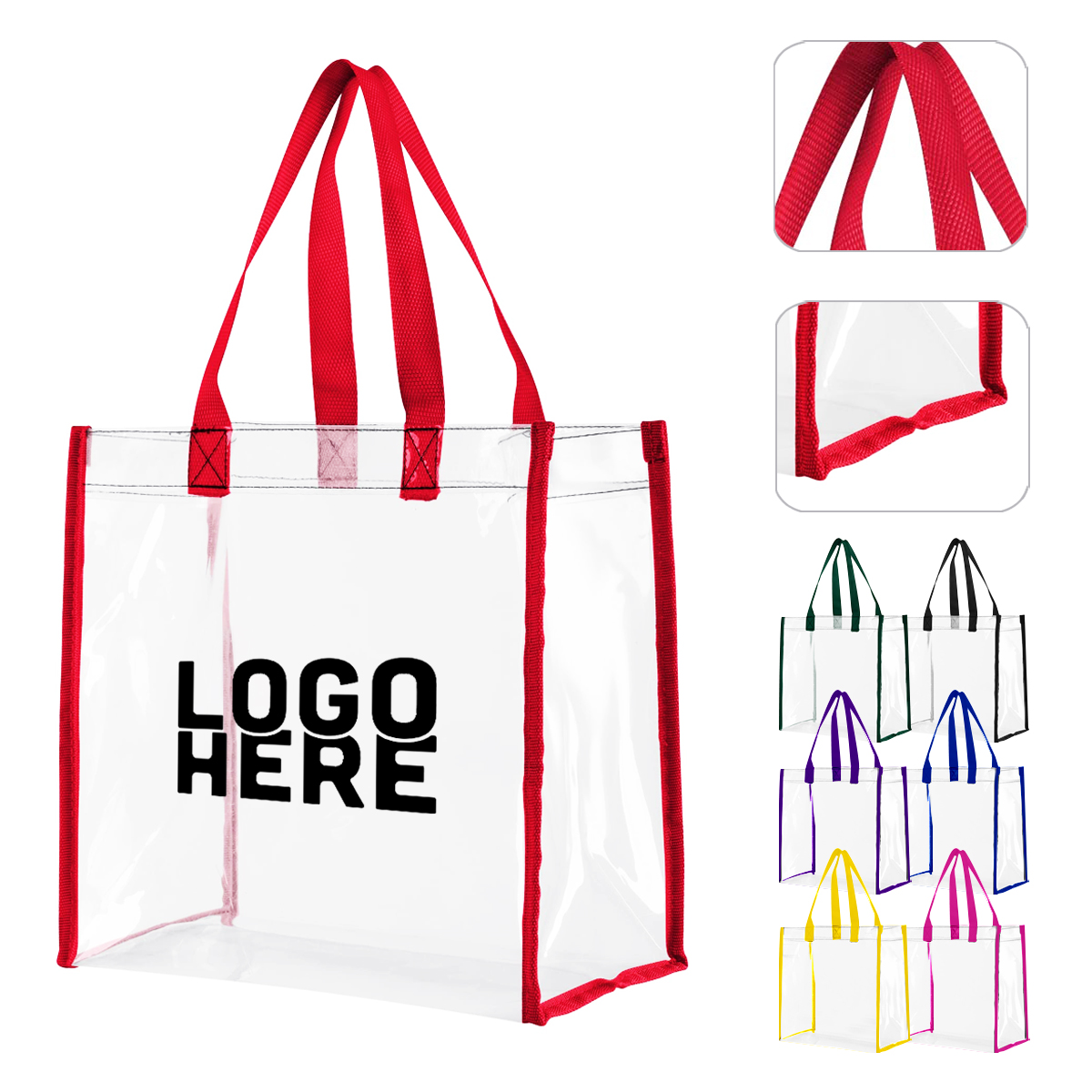 Transparent Stadium Tote Bag