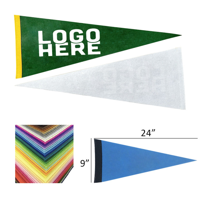 9" x 24" Single-Sided Felt Banners