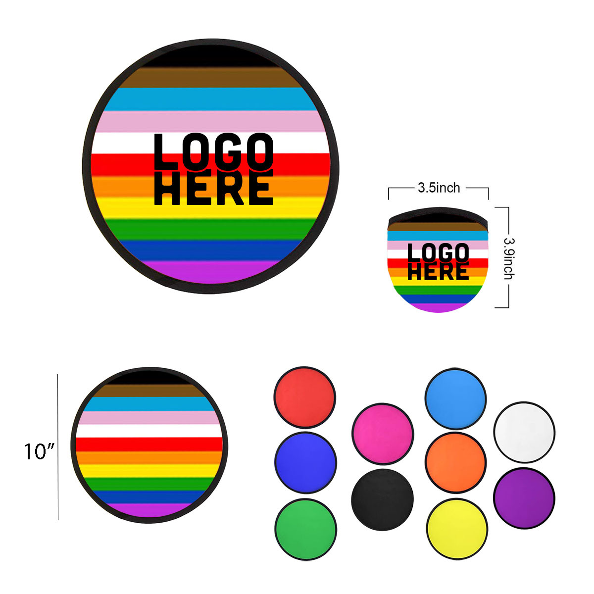 Inclusive Collapsible Flying Disc
