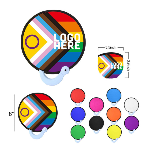New Progressive Pride Collapsible Fan