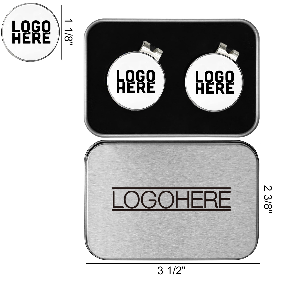 Golf Ball Marker Kit