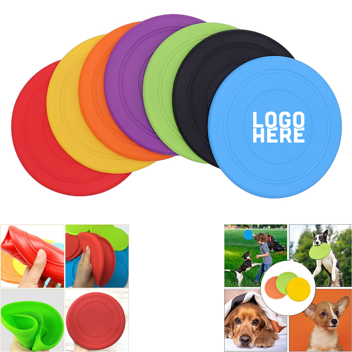 TPR Dog Flying Discs