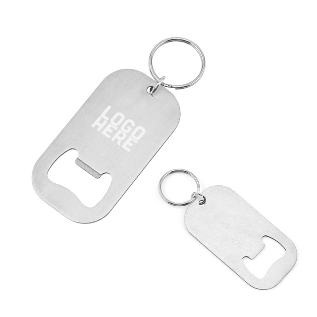 Stainless Steel Bottle Opener Keychain