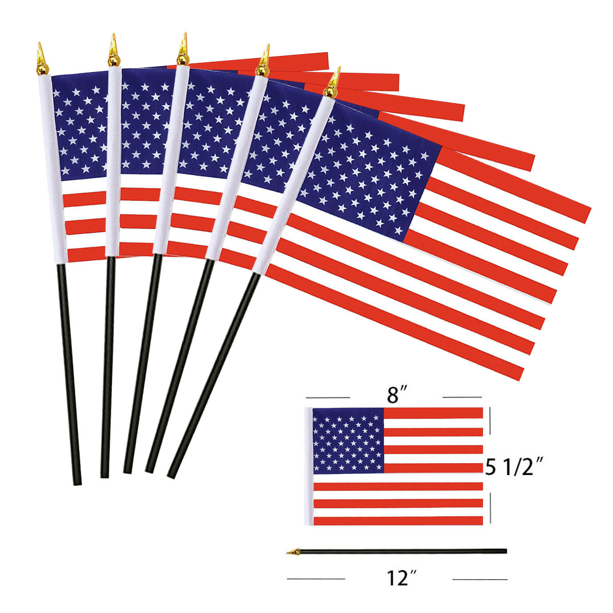Mini American Hand Flag