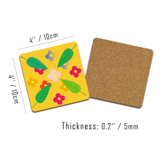 Square Cork Coaster