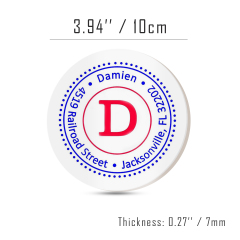 Round Ceramic Coaster