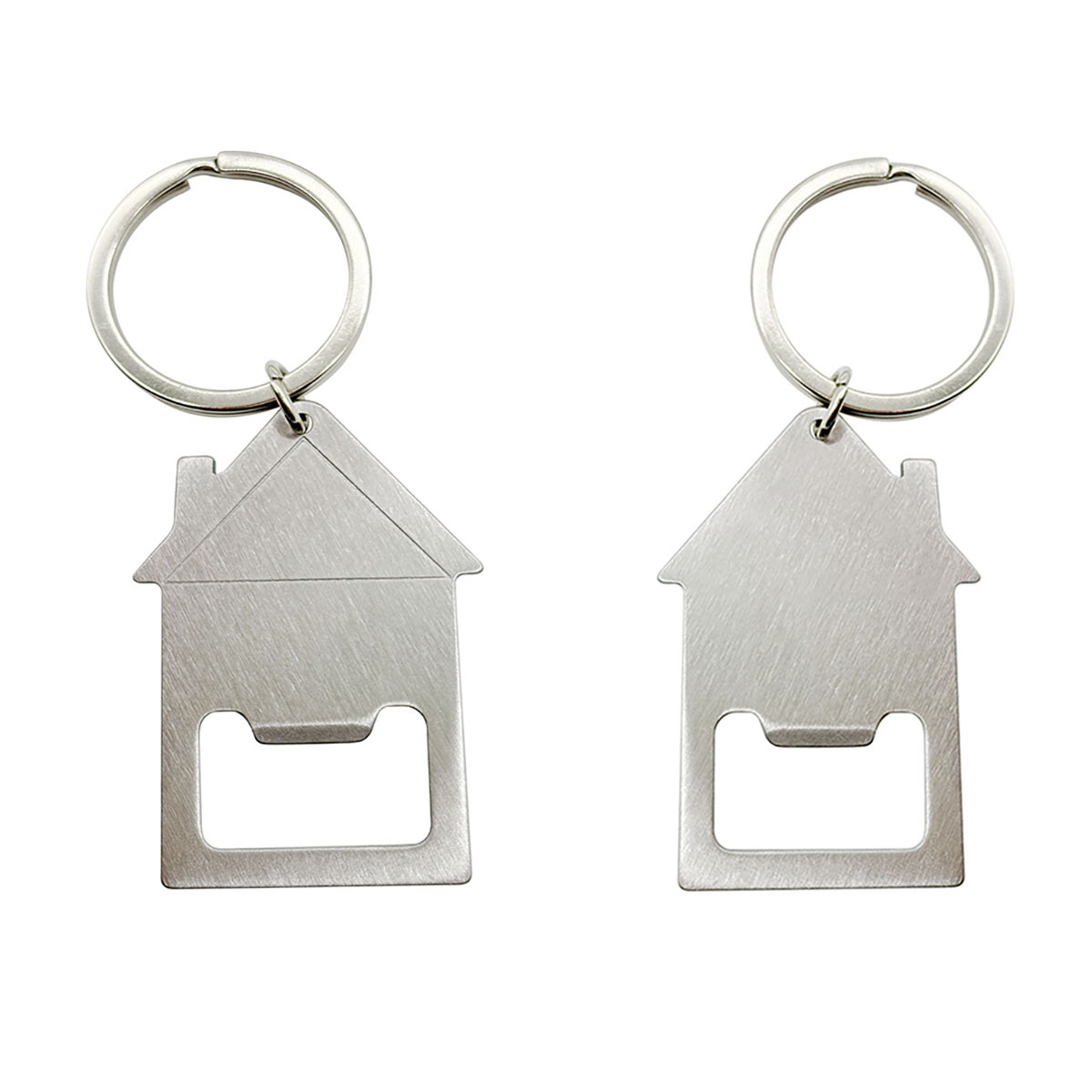House Shaped Bottle Opener Keychain