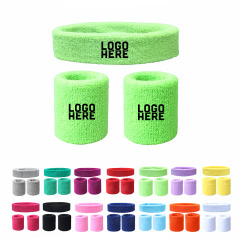 Custom Sports Headband Wristband Set