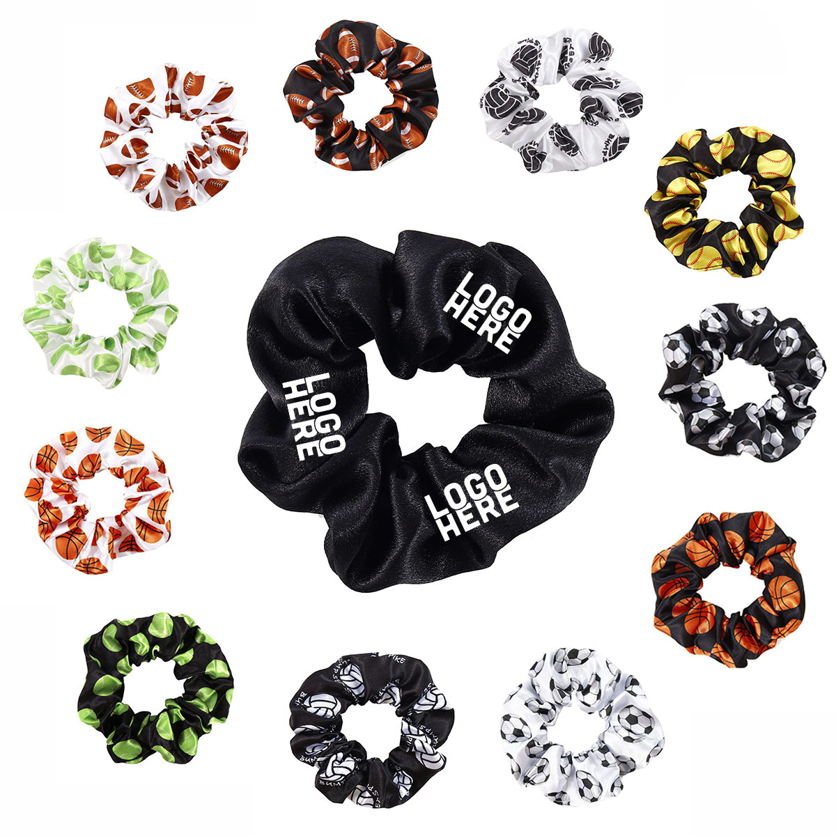Sports Hair Scrunchies