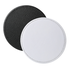 Sublimation PU Leather Coaster