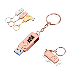 Metal 64GB USB With Keychain