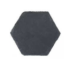Natural Hexagon Slate Coasters