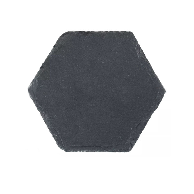 Natural Hexagon Slate Coasters