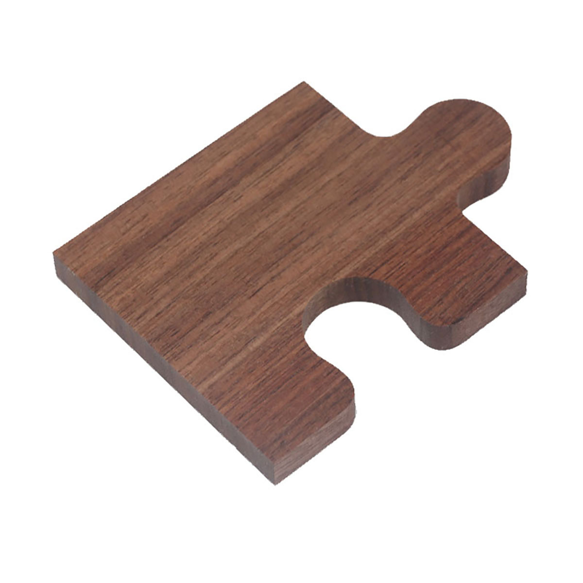 Walnut Wood Puzzle Piece Coasters