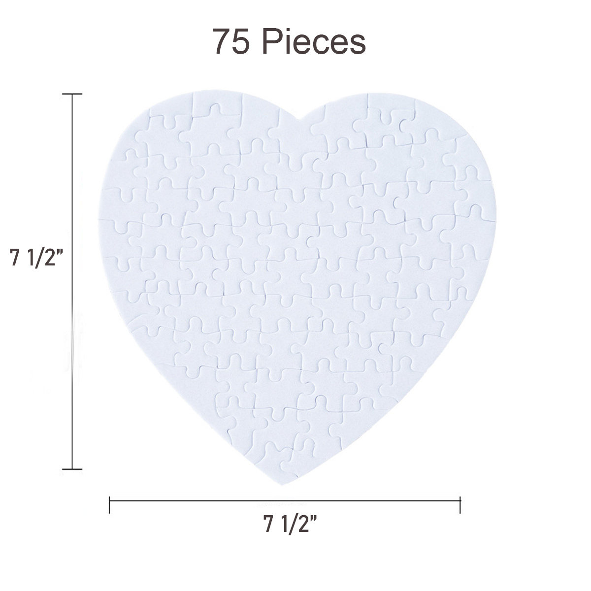 Custom Heart Shaped Jigsaw Puzzle